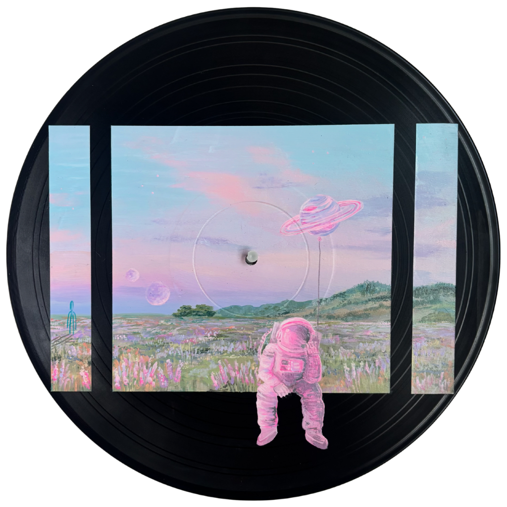 Waiting for the World to Change | Acrylic on Vinyl