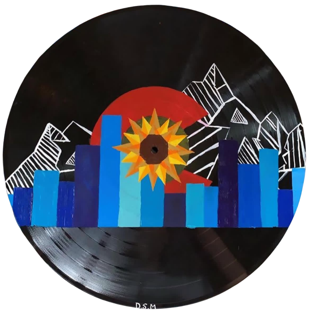 Mile High | Acrylic on Vinyl