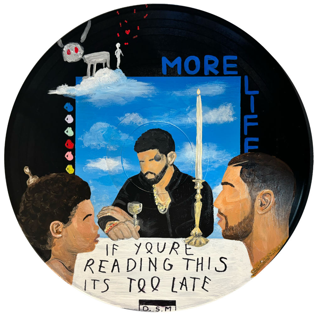 Drake Tribute | Acrylic on Vinyl