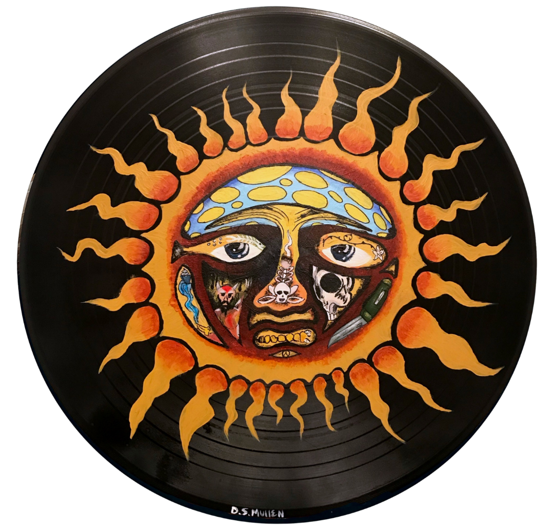 Subliminal Sun | Acrylic on Vinyl